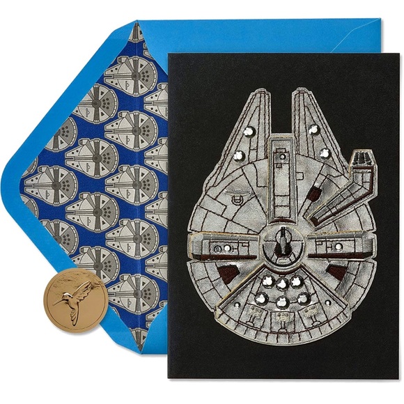 Set of 4 Star Wars for Papyrus Birthday Cards! Brand New in Original Packaging! - Picture 7 of 15